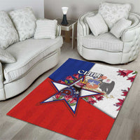 Chile Area Rug Andean Condor With Chilean Bellflower - Wonder Print Shop