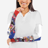 Personalized Chile Arm Sleeves Andean Condor With Chilean Bellflower - Wonder Print Shop