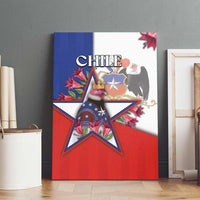 Chile Canvas Wall Art Andean Condor With Chilean Bellflower - Wonder Print Shop