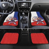 Chile Car Mats Andean Condor With Chilean Bellflower - Wonder Print Shop