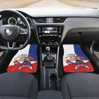 Chile Car Mats Andean Condor With Chilean Bellflower - Wonder Print Shop