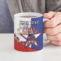 Chile Ceramic Mug Andean Condor With Chilean Bellflower - Wonder Print Shop