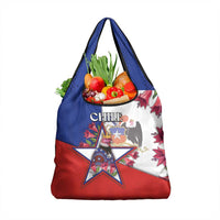 Chile Grocery Bag Andean Condor With Chilean Bellflower - Wonder Print Shop