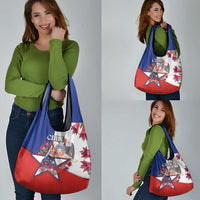 Chile Grocery Bag Andean Condor With Chilean Bellflower - Wonder Print Shop