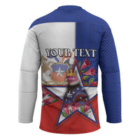 Personalized Chile Hockey Jersey Andean Condor With Chilean Bellflower - Wonder Print Shop