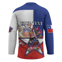 Personalized Chile Hockey Jersey Andean Condor With Chilean Bellflower - Wonder Print Shop