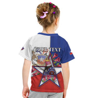 Personalized Chile Kid T Shirt Andean Condor With Chilean Bellflower - Wonder Print Shop