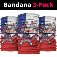 Chile Neck Gaiter Andean Condor With Chilean Bellflower - Wonder Print Shop