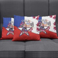 Chile Pillow Cover Andean Condor With Chilean Bellflower - Wonder Print Shop