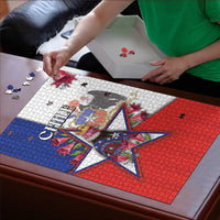 Chile Puzzle Andean Condor With Chilean Bellflower - Wonder Print Shop