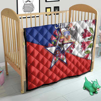 Chile Quilt Andean Condor With Chilean Bellflower - Wonder Print Shop