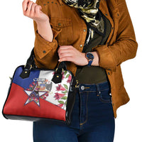 Chile Shoulder Handbag Andean Condor With Chilean Bellflower - Wonder Print Shop