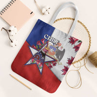 Chile Tote Bag Andean Condor With Chilean Bellflower - Wonder Print Shop