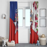 Chile Window Curtain Andean Condor With Chilean Bellflower - Wonder Print Shop