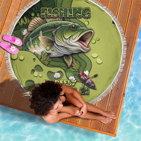 Fishing Beach Blanket Reely Lures Me In - Wonder Print Shop