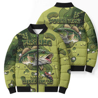 Personalized Fishing Bomber Puffer Jacket Reely Lures Me In - Wonder Print Shop