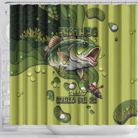 Fishing Shower Curtain Reely Lures Me In - Wonder Print Shop