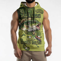 Personalized Fishing Sleeveless Hoodie Reely Lures Me In - Wonder Print Shop