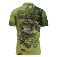 Personalized Fishing Zipper Polo Shirt Reely Lures Me In - Wonder Print Shop