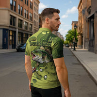 Personalized Fishing Zipper Polo Shirt Reely Lures Me In - Wonder Print Shop