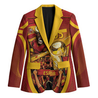Custom Spain Football Blazer Raging Bull Golden Trophy Fans Banner