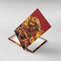 Spain Football Canvas Wall Art Raging Bull Golden Trophy Fans Banner