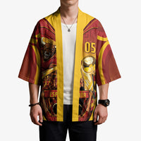 Custom Spain Football Kimono Raging Bull Golden Trophy Fans Banner