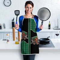 Western Yoke Apron Bigfoot Xmas Cowboy Style - Wonder Print Shop