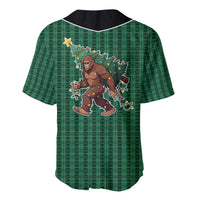 Western Yoke Baseball Jersey Bigfoot Xmas Cowboy Style - Wonder Print Shop