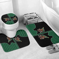 Western Yoke Bathroom Set Bigfoot Xmas Cowboy Style - Wonder Print Shop