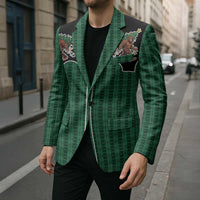 Western Yoke Blazer Bigfoot Xmas Cowboy Style - Wonder Print Shop