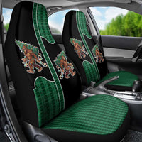 Western Yoke Car Seat Cover Bigfoot Xmas Cowboy Style - Wonder Print Shop