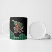 Western Yoke Ceramic Mug Bigfoot Xmas Cowboy Style - Wonder Print Shop