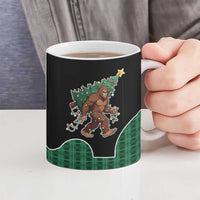 Western Yoke Ceramic Mug Bigfoot Xmas Cowboy Style - Wonder Print Shop