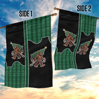Western Yoke Garden Flag Bigfoot Xmas Cowboy Style - Wonder Print Shop