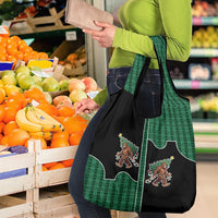 Western Yoke Grocery Bag Bigfoot Xmas Cowboy Style - Wonder Print Shop