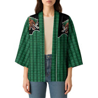 Western Yoke Kimono Bigfoot Xmas Cowboy Style - Wonder Print Shop