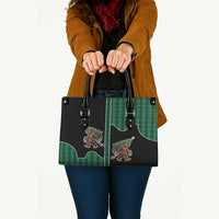 Western Yoke Leather Bag Bigfoot Xmas Cowboy Style - Wonder Print Shop