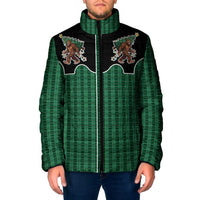 Western Yoke Padded Jacket Bigfoot Xmas Cowboy Style - Wonder Print Shop