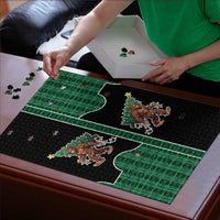 Western Yoke Puzzle Bigfoot Xmas Cowboy Style - Wonder Print Shop