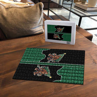 Western Yoke Puzzle Bigfoot Xmas Cowboy Style - Wonder Print Shop