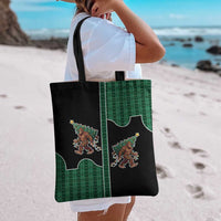 Western Yoke Tote Bag Bigfoot Xmas Cowboy Style - Wonder Print Shop