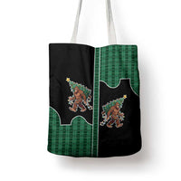 Western Yoke Tote Bag Bigfoot Xmas Cowboy Style - Wonder Print Shop