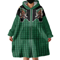 Western Yoke Wearable Blanket Hoodie Bigfoot Xmas Cowboy Style - Wonder Print Shop