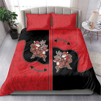 Western Yoke Bedding Set Santa Cowboy Style - Wonder Print Shop