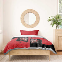 Western Yoke Bedding Set Santa Cowboy Style - Wonder Print Shop