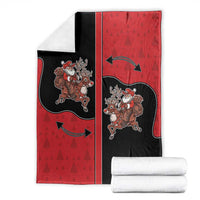 Western Yoke Blanket Santa Cowboy Style - Wonder Print Shop