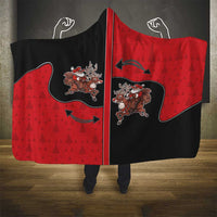 Western Yoke Hooded Blanket Santa Cowboy Style - Wonder Print Shop