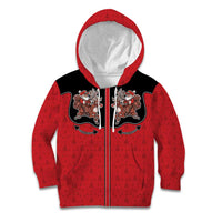 Western Yoke Kid Hoodie Santa Cowboy Style - Wonder Print Shop