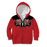 Western Yoke Kid Hoodie Santa Cowboy Style - Wonder Print Shop